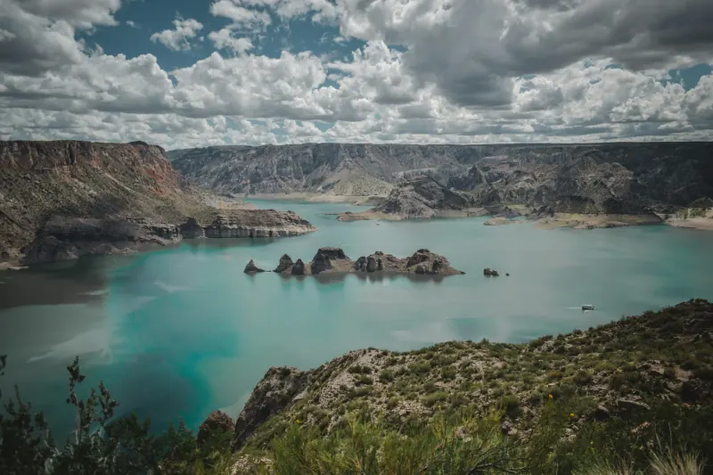 Paisaje de Cañón del Atuel, provincia de Mendoza