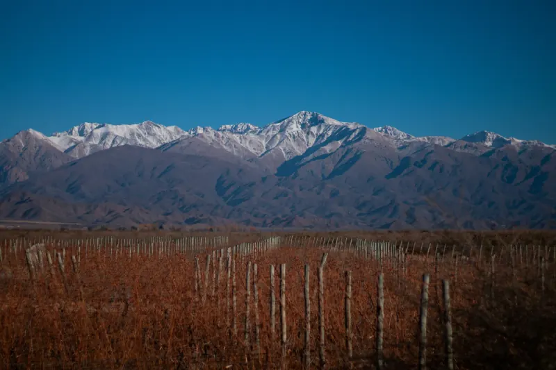 Paisaje de Valle de Uco, provincia de Mendoza
